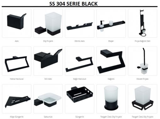  SS304 BLACK